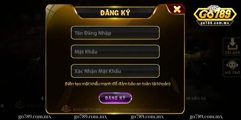 Đăng nhập Go789: Chơi game thả ga và lưu ý không thể bỏ qua 1 Thao tác đăng ký tài khoản diễn ra vô cùng nhanh chóng