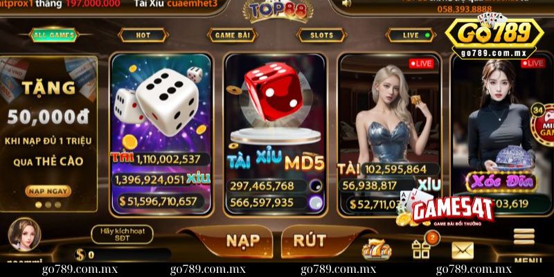 Giới thiệu game Top88 - Sân chơi giải trí tự thiên đường 1 Cổng game Top88 đỉnh cao được yêu thích