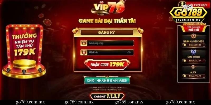 Tham gia game Vip79 - Cổng game đổi thưởng đẳng cấp 1 Đôi nét thông tin review về địa chỉ game Vip79